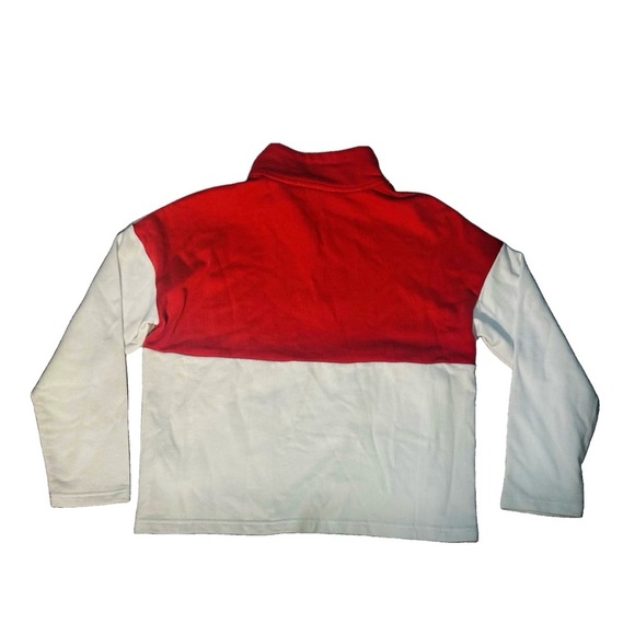 NWT Women Sm Color Block 1/4 Zip Sweatshirt Shacket Zippered MSRP $69.50 Preppy - Picture 2 of 5